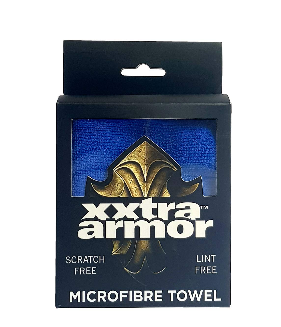 Xxtra Armor Microfibre Towel (Blue, 40cmX40cm, 2-Pieces Pack)