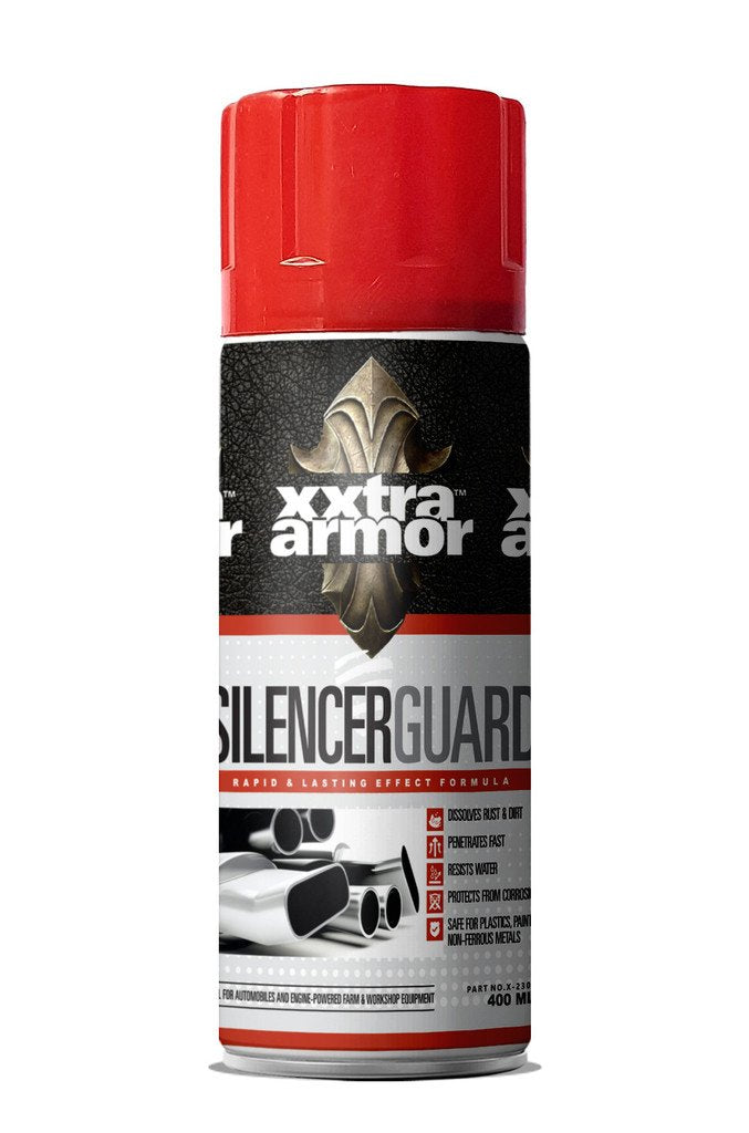 Xxtra Armor Silencer Guard Anti-rust Silver Coating , 400 ml, Glossy Finish