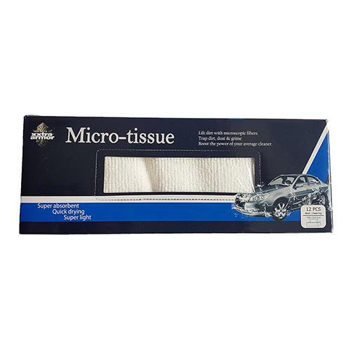 Xxtra Armor Micro-Tissue 12 X (23x23cm) Microfibre Towels for Home use