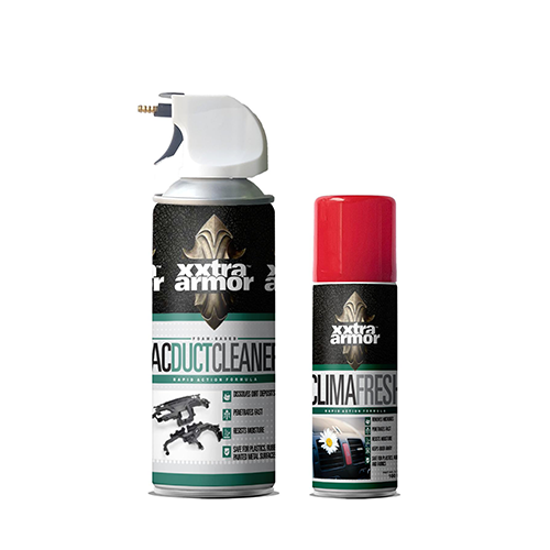 Xxtra Armor Car Freshener Combo (AC Duct Foam Cleaner 400ml + Clima Fresh 100ml)