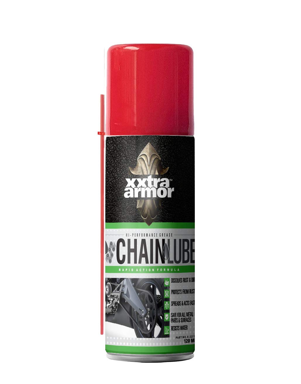 Xxtra Armor Chain Lube (120ml) and Chain Kleen (100ml) Combo Pack for All Bikes