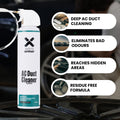 Xxtra Armor AC Duct Cleaner | Deep Cleaning Foam for Car AC Vents, Ducts & Odour Removal