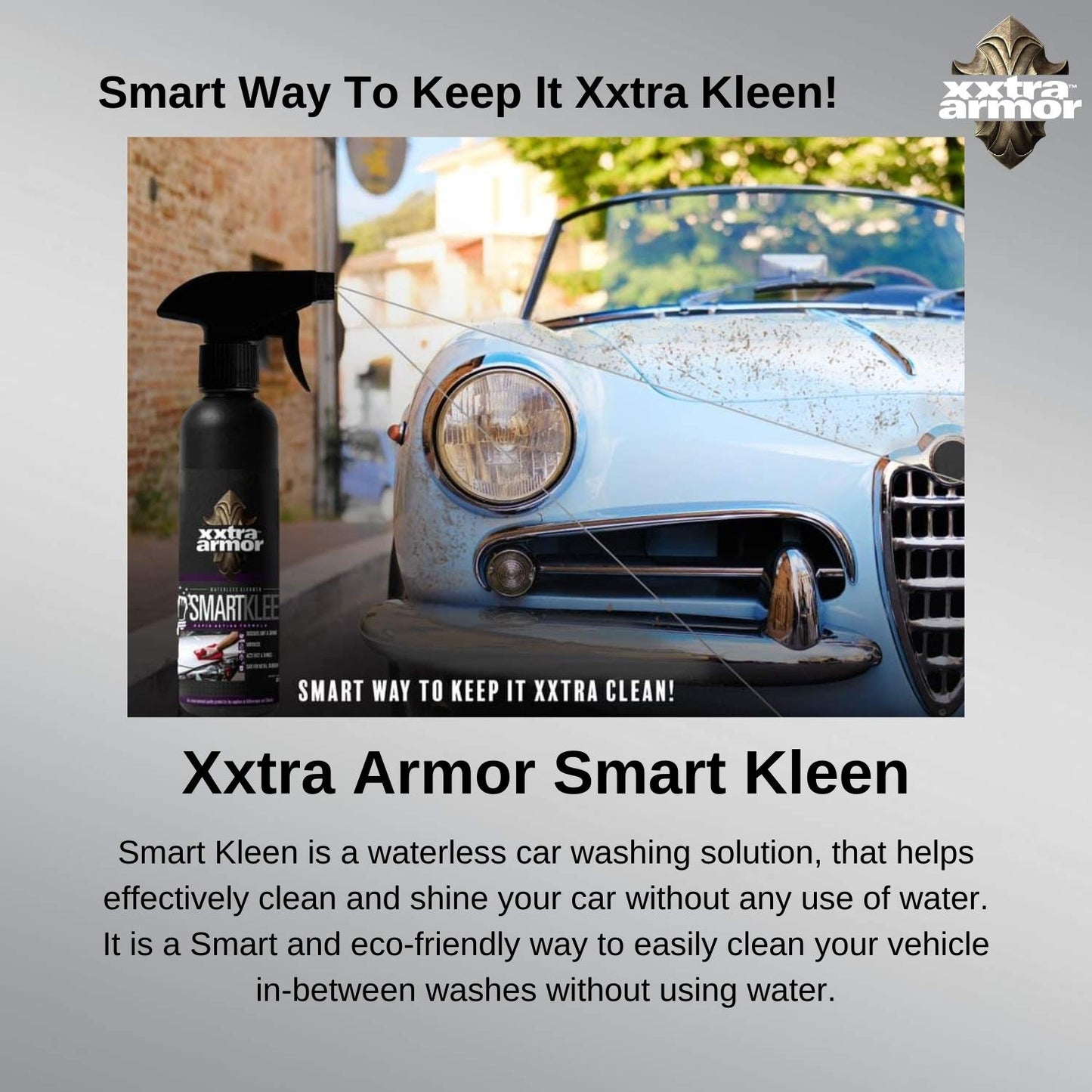 Smart Kleen Waterless Car Wash XXTRA Armor (250ml)