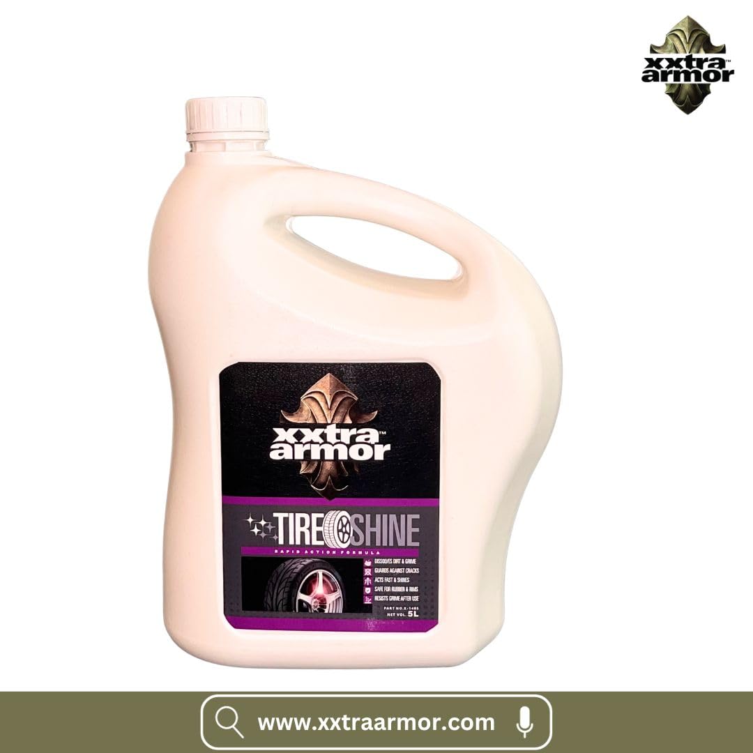 Xxtra Armor Tyre Shine || High Gloss Spray for Tires (5L)