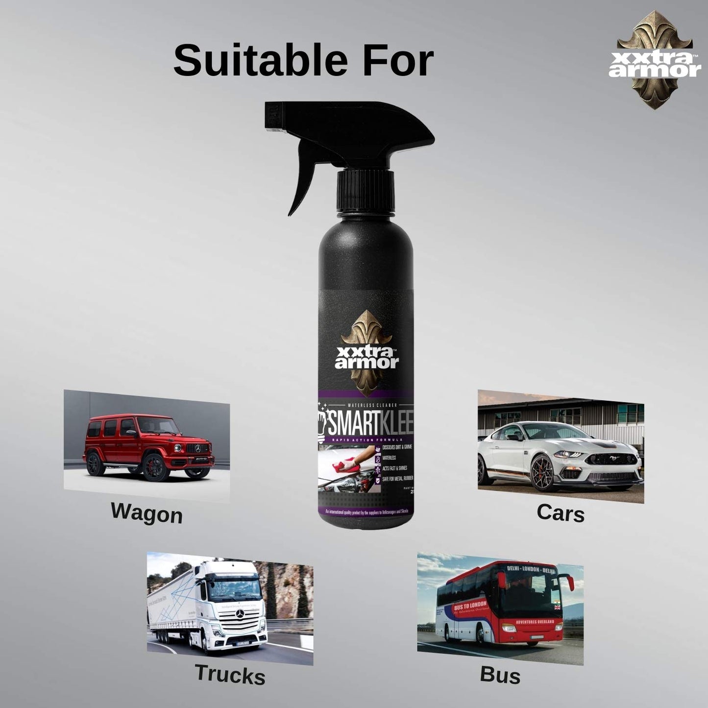 Smart Kleen Waterless Car Wash XXTRA Armor (250ml)