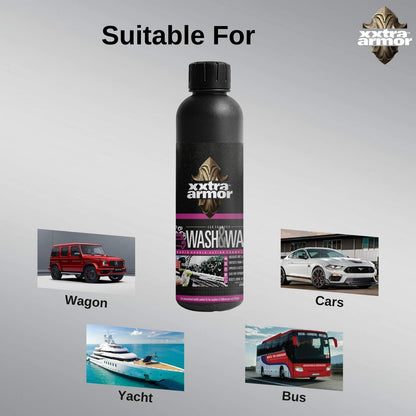 Xxtra Armor Wash & Wax Shampoo for All Vehicles (250ml)