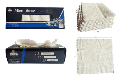 Xxtra Armor Micro-Tissue 12 X (23x23cm) Microfibre Towels for Home use