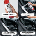 Xxtra Armor Fabric & Upholstery Cleaner | Active Foam Cleaner for Seats, Carpets & Interior Fabrics