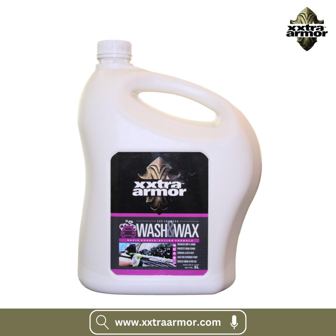 Xxtra Armor Wash & Wax Shampoo for All Vehicles (5 L)