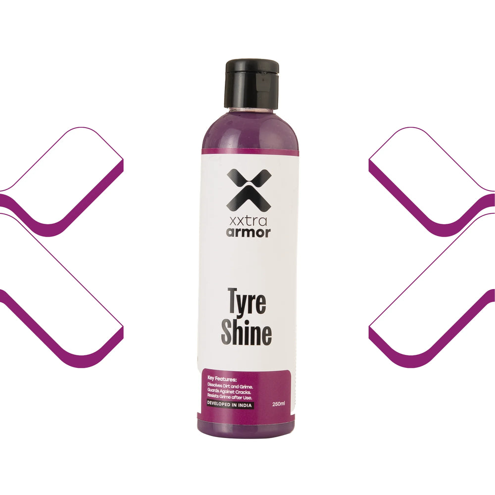 Xxtra Armor Tyre Dressing & Protectant | Long-Lasting Shine, UV Protection & Deep Black Finish